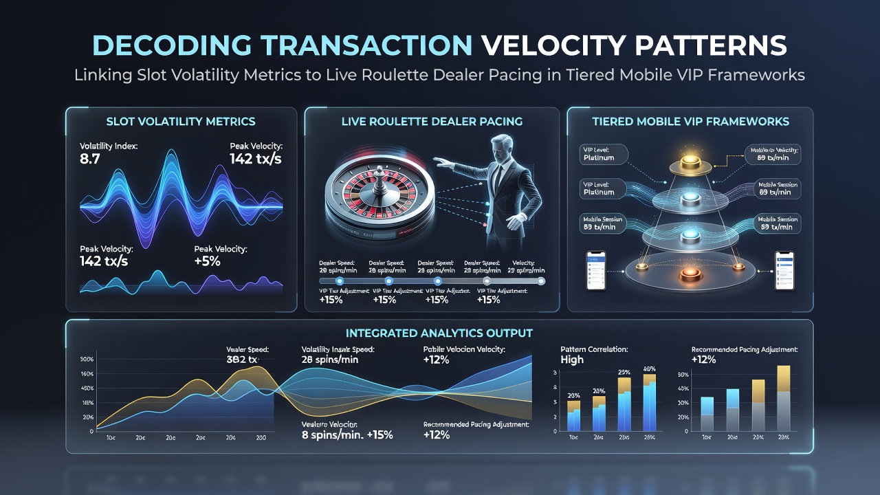 Analyse van transactiepatronen in mobiele VIP-casino systemen met focus op slotvolatiliteit en dealer pacing