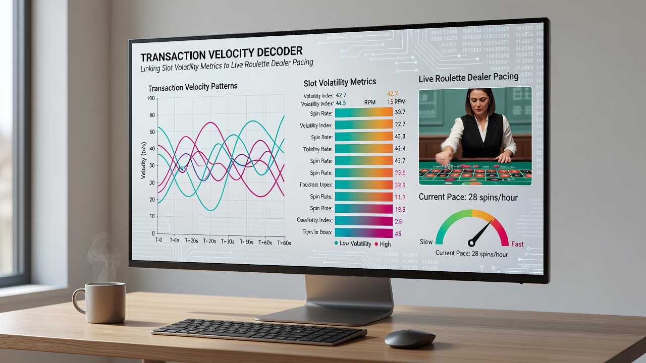 Visualisatie van dealer pacing en transactie patronen in live roulette voor VIP gebruikers