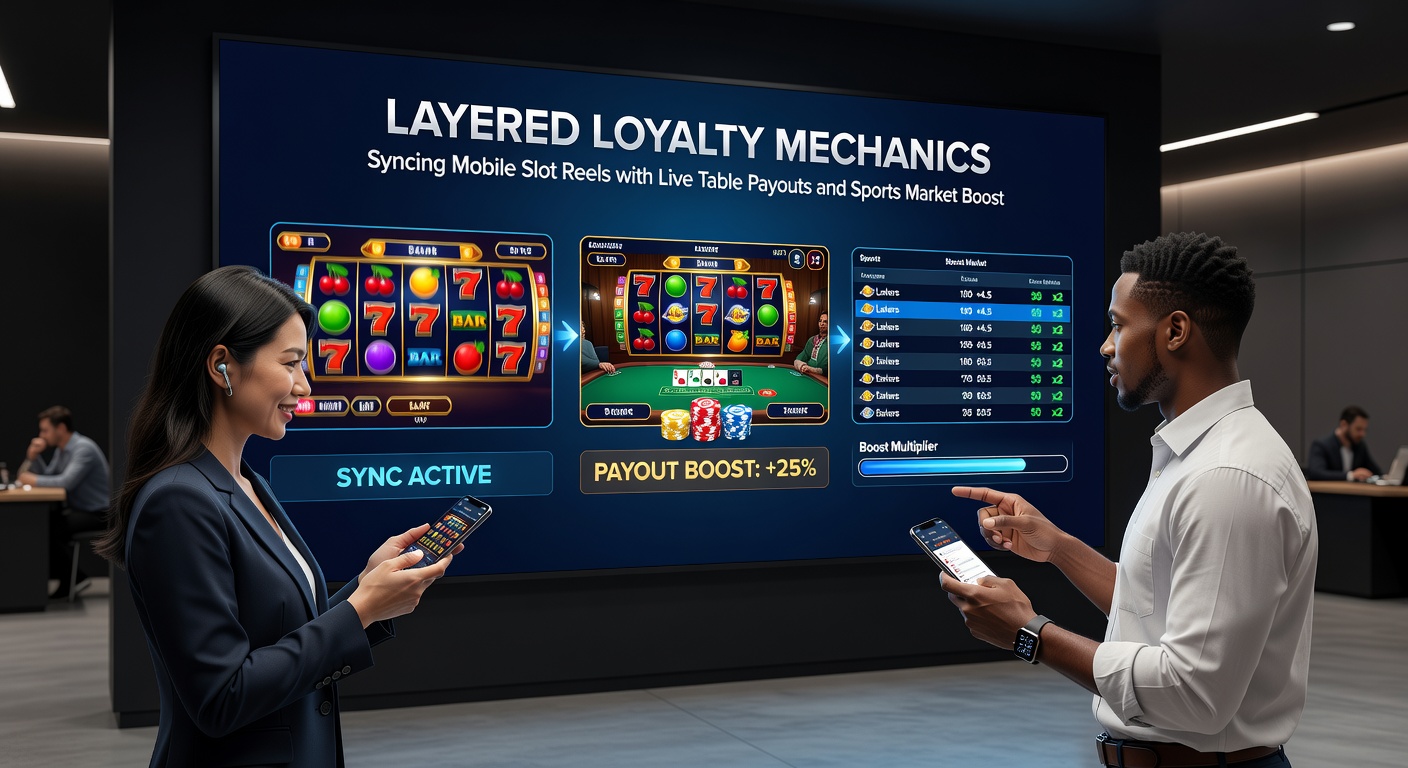 Diagram van tiered betalingspaden die slots live tafels en sport koppelen