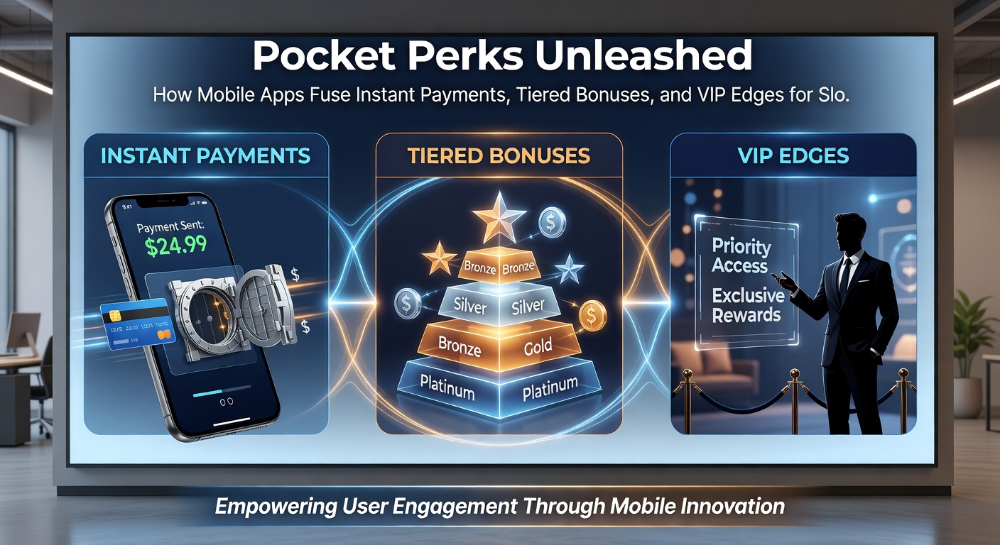Grafiek met tiered bonusstructuren in een mobiele gokapp, inclusief progressieve levels voor slots en weddenschappen