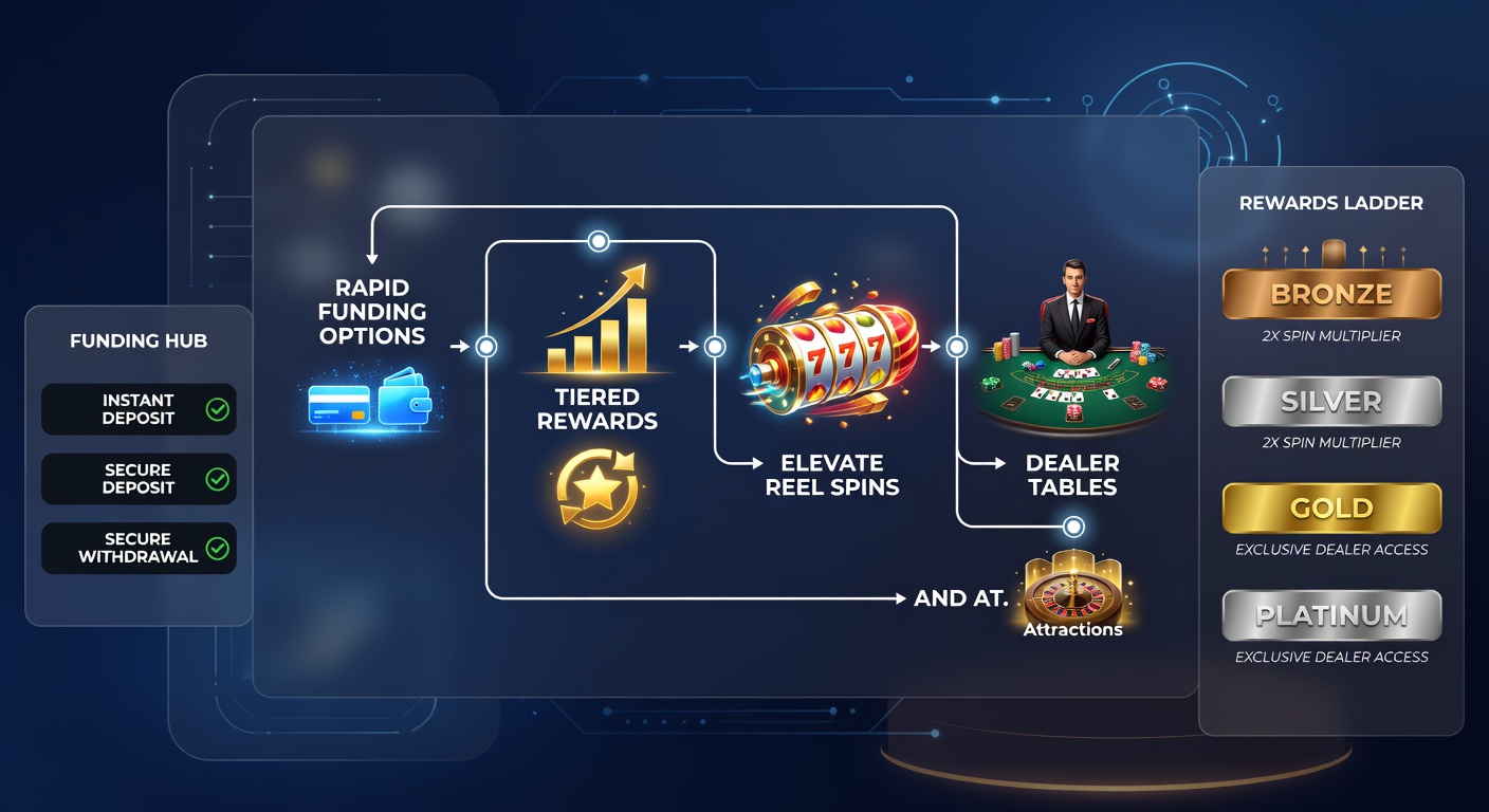 Diagram van cross-game beloningsintegratie tussen slots, live dealers en sportweddenschappen